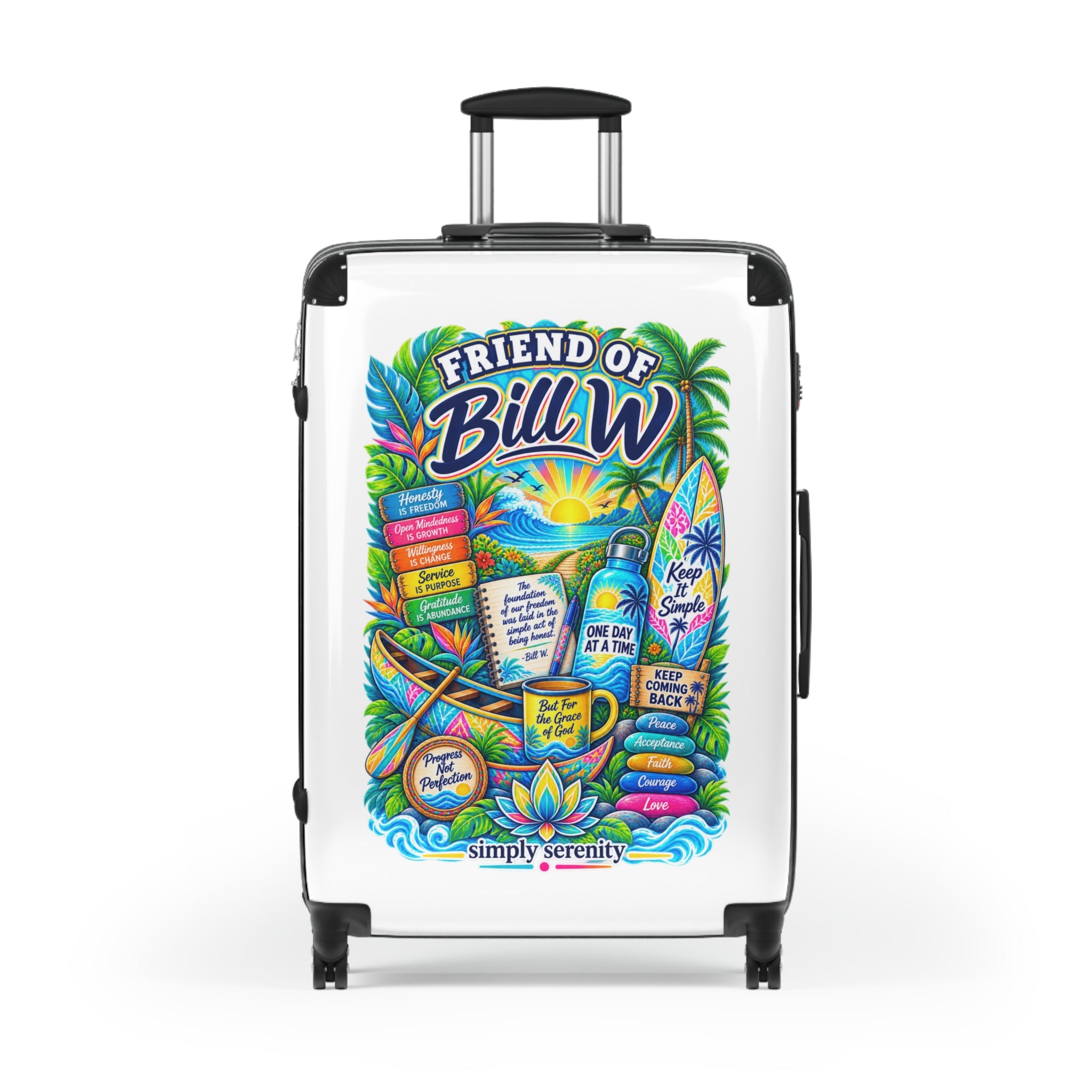 Friend of Bill W. Travel Suitcase