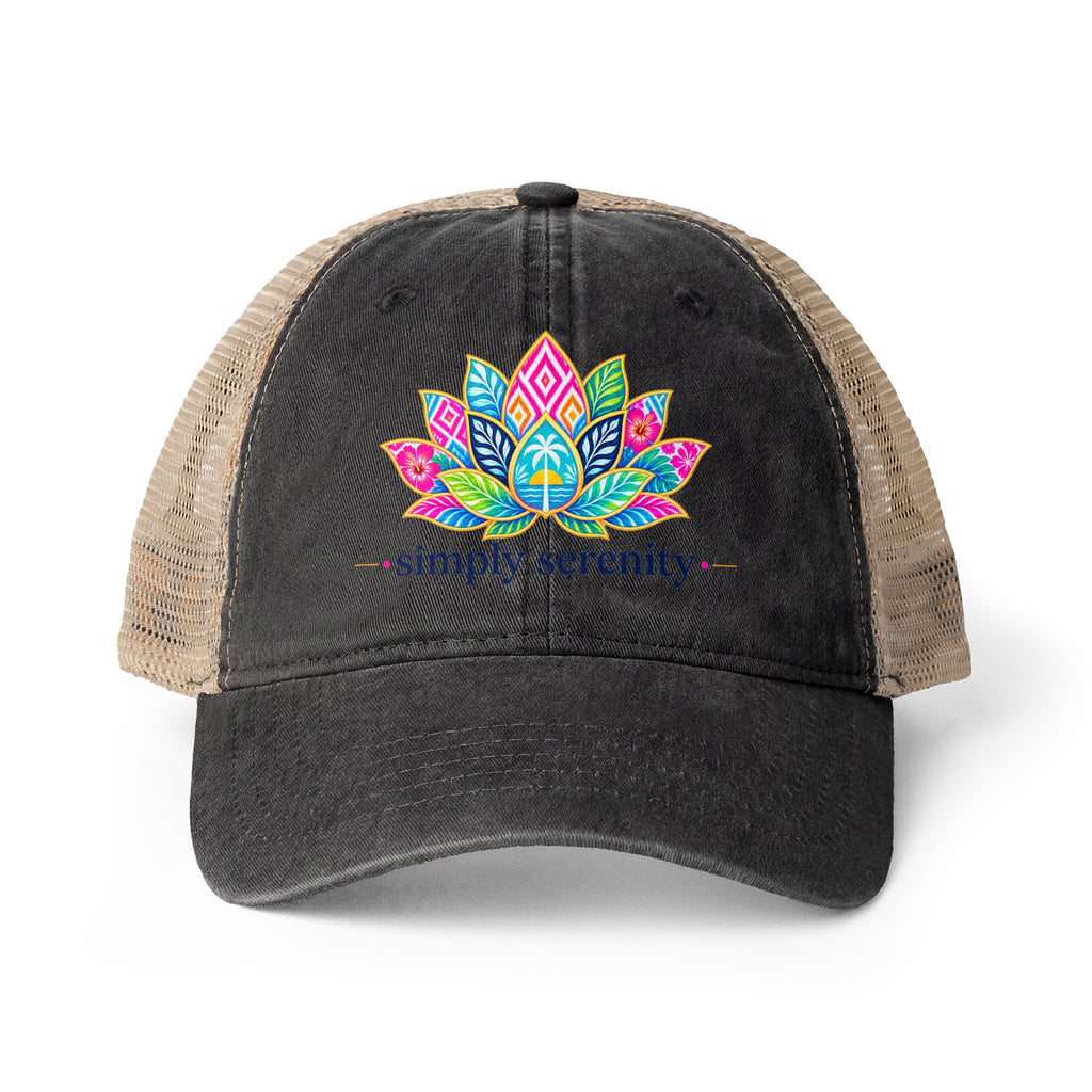 Women's Washed Mesh-Back Cap