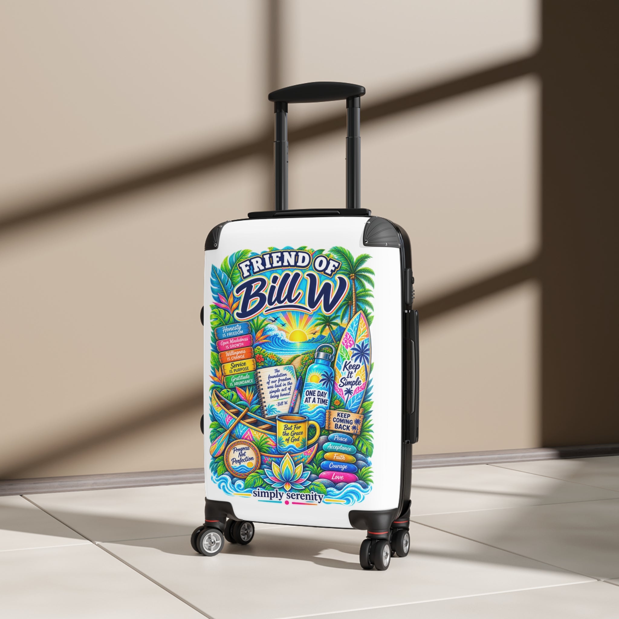 Friend of Bill W. Travel Suitcase
