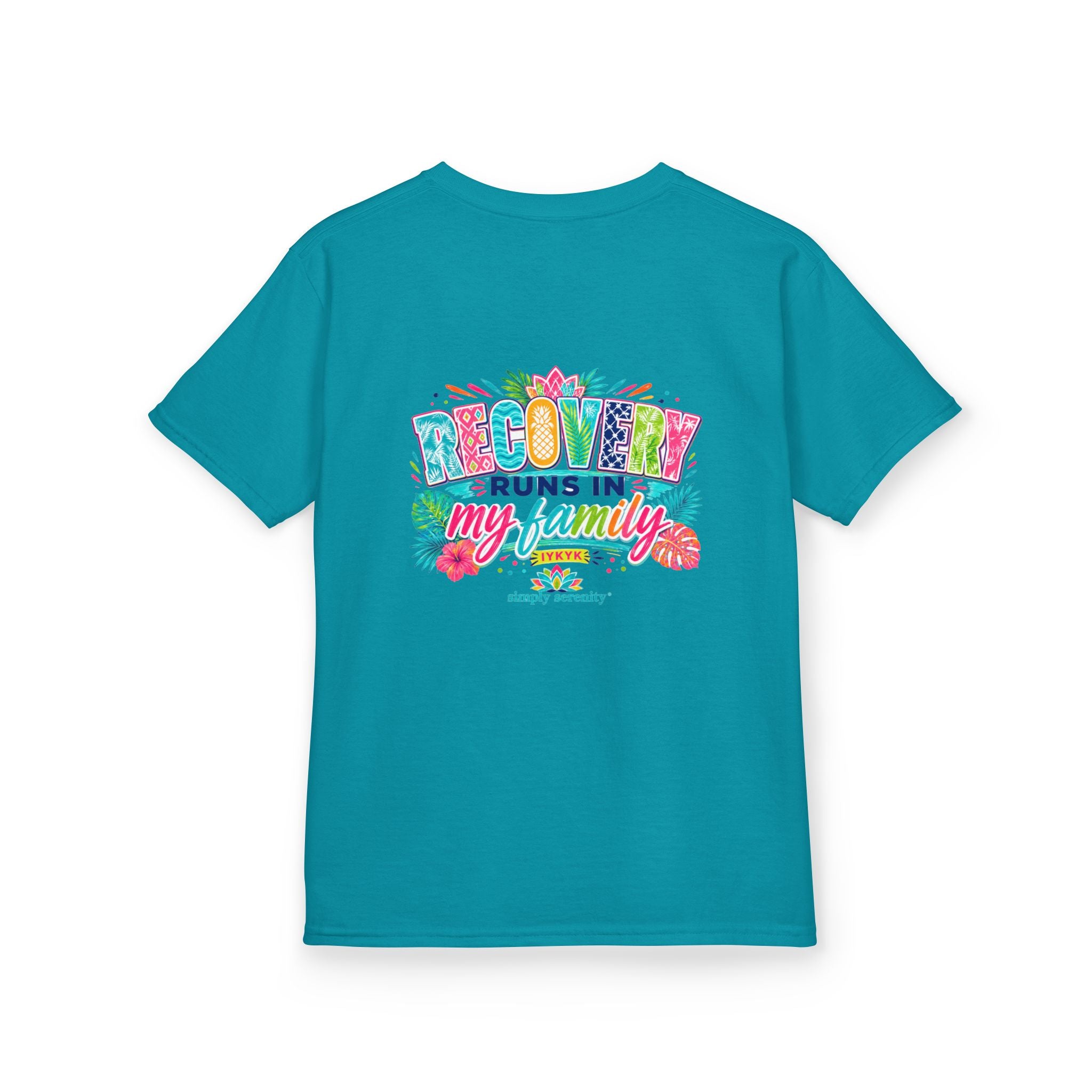 Kids Tee — Recovery Runs in My Family