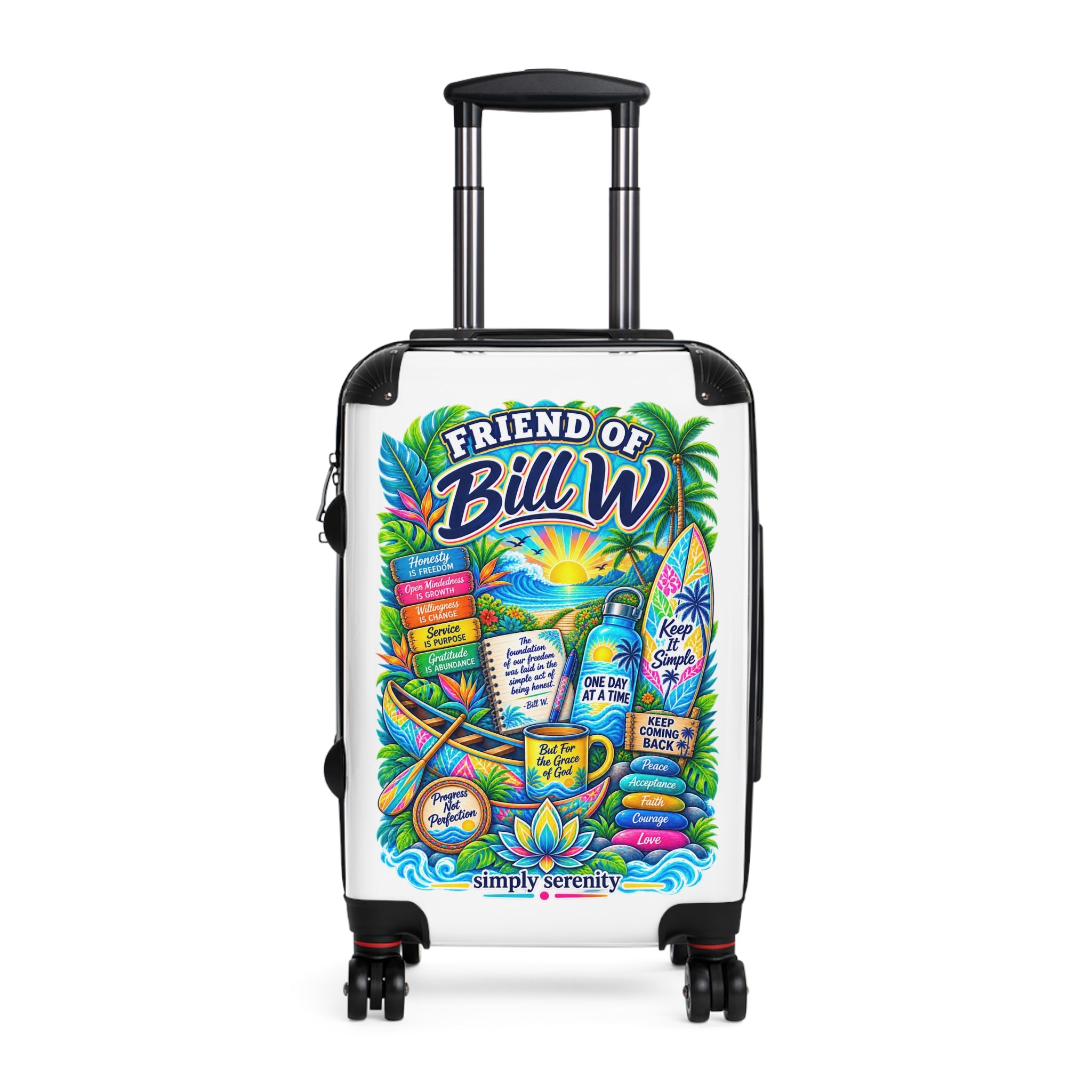 Friend of Bill W. Travel Suitcase