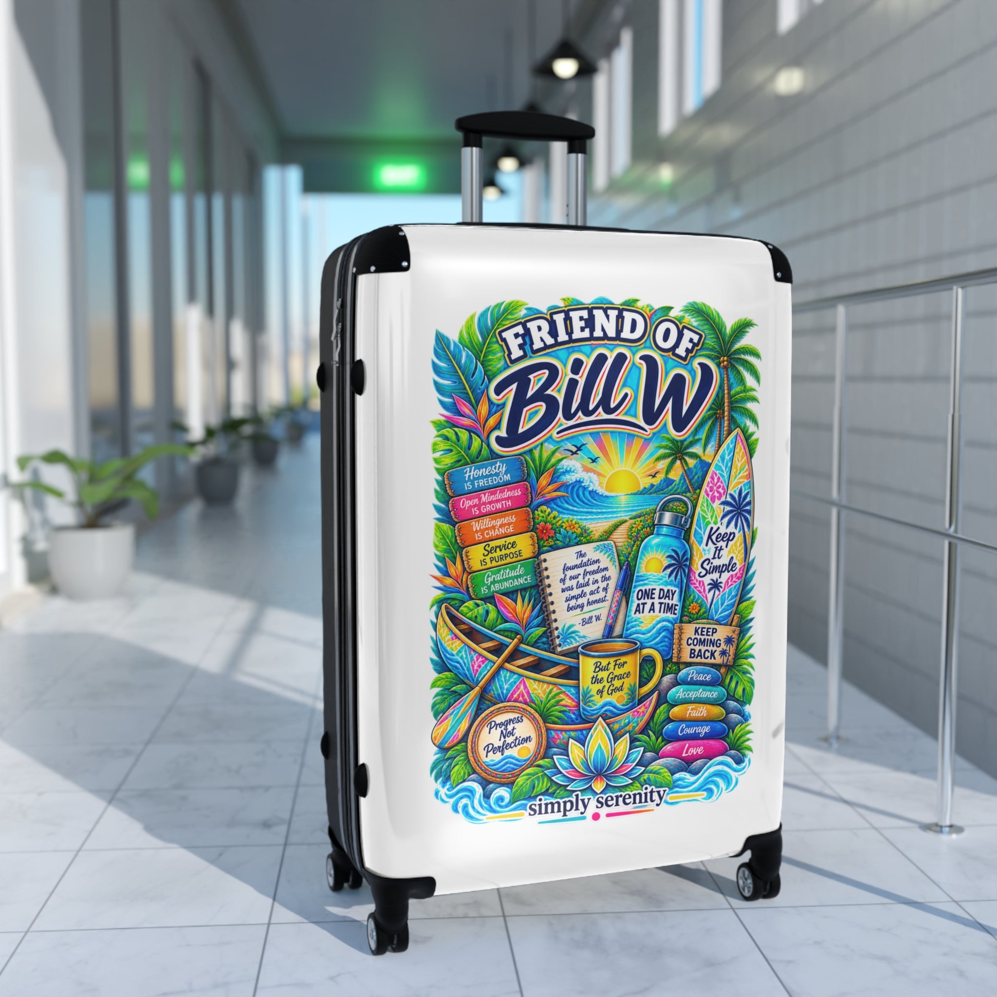 Friend of Bill W. Travel Suitcase