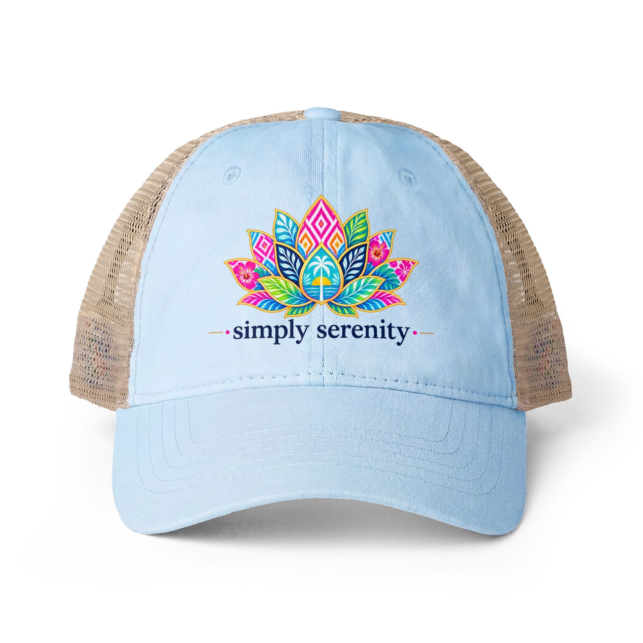 Women's Washed Mesh-Back Cap