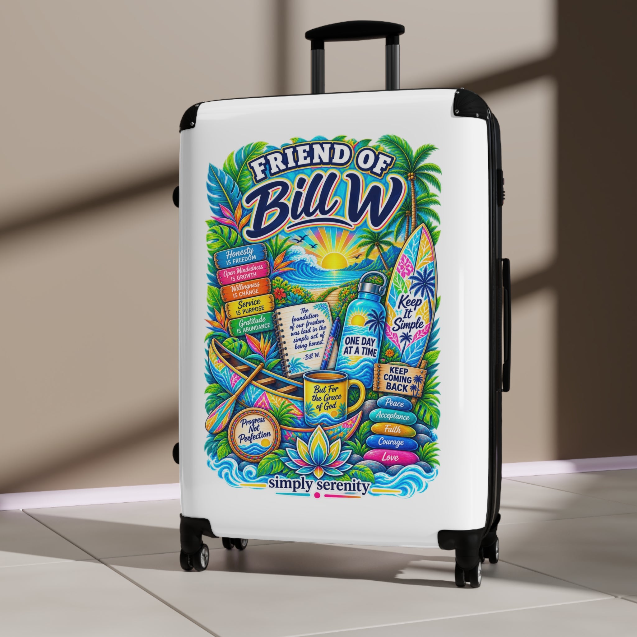 Friend of Bill W. Travel Suitcase